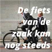 Fiets van de zaak kan nog steeds