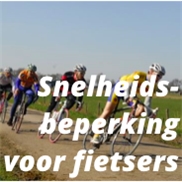 Snelheidsbeperking voor fietsers