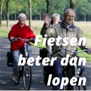 Fietsen beter dan lopen