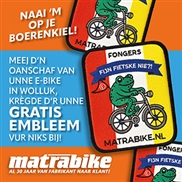 Op de fiets naar de optocht? Dit Oeteldonkse embleem mag niet ontbreken!