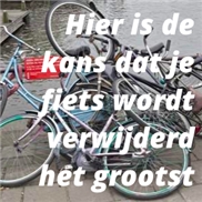 Top 20: Hier is de kans dat je fiets wordt verwijderd het grootst