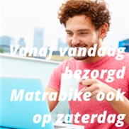 Vanaf vandaag bezorgd Matrabike ook op zaterdag